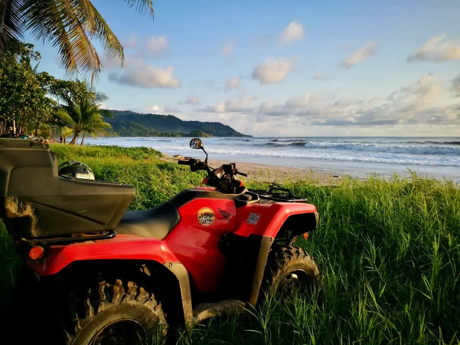 ATV rental on a jungle road near Pavones, Costa Rica